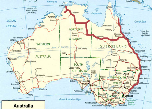 Australia route